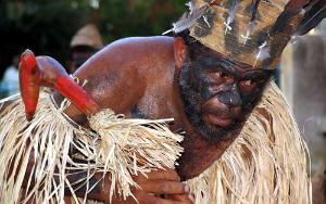 A dancer at the Equinox festival Noumea