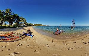 Windsurfing Anse Vata Beach